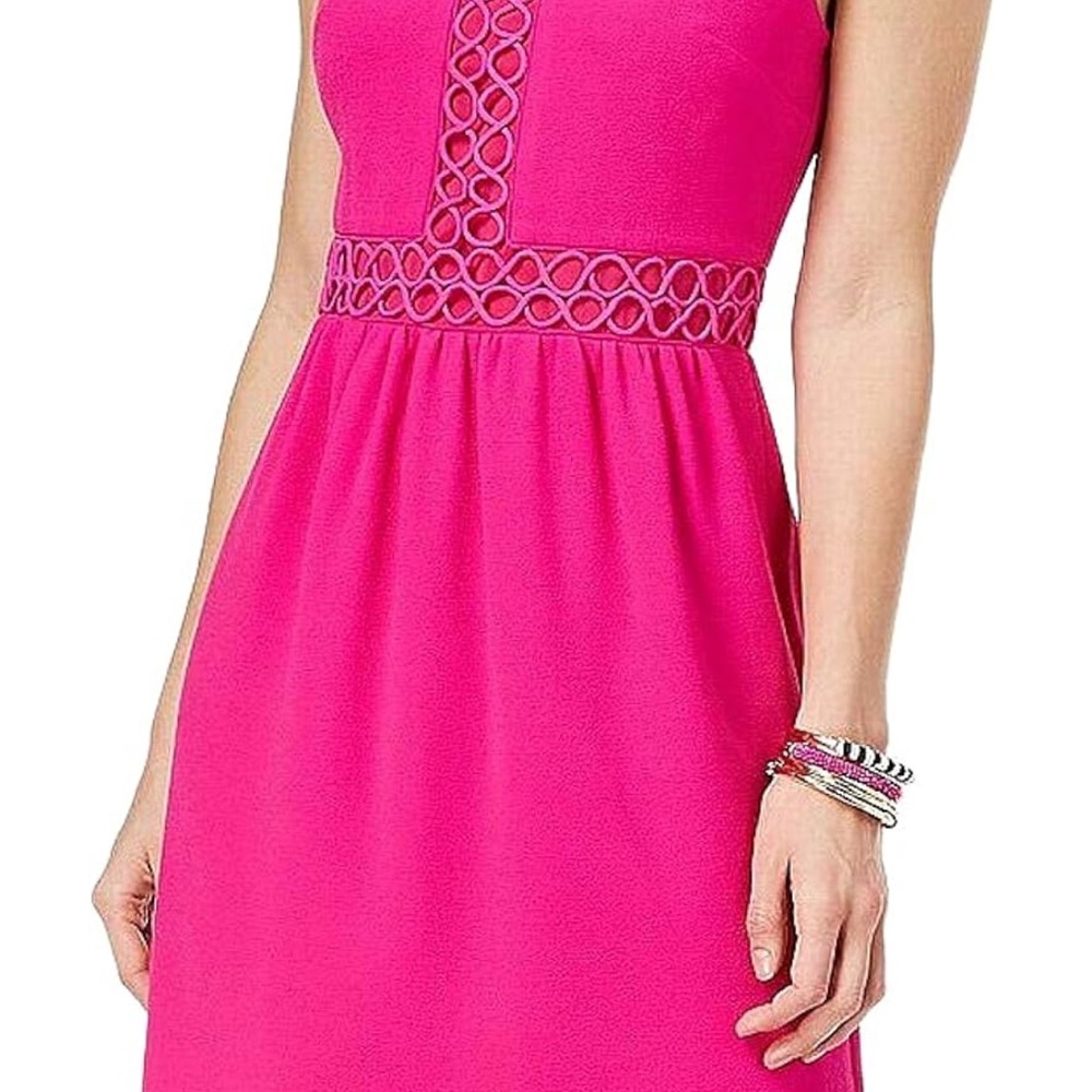 Trina Turk Vibrant Pink Strapless Dress